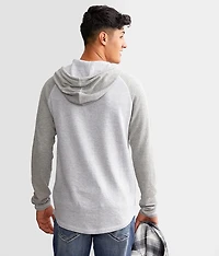 Pieced Henley Hoodie