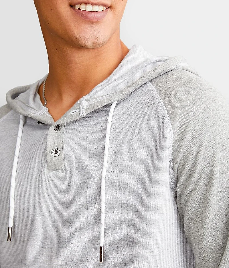 Pieced Henley Hoodie