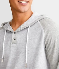 Pieced Henley Hoodie