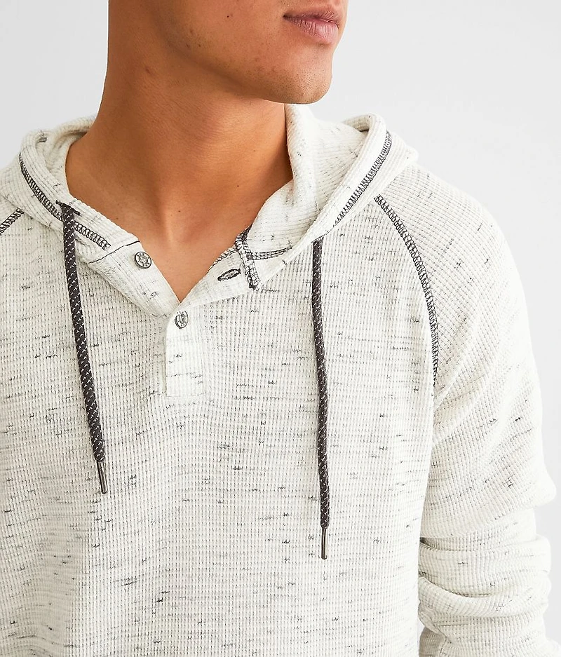 Waffle Henley Hoodie