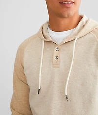 Raglan Henley Hoodie