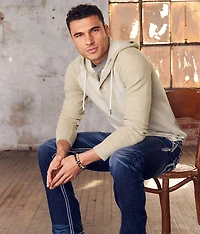 Raglan Henley Hoodie