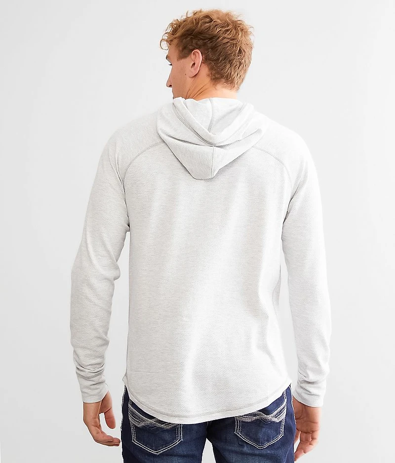Textured Knit Hoodie