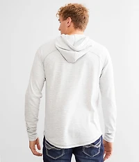 Textured Knit Hoodie