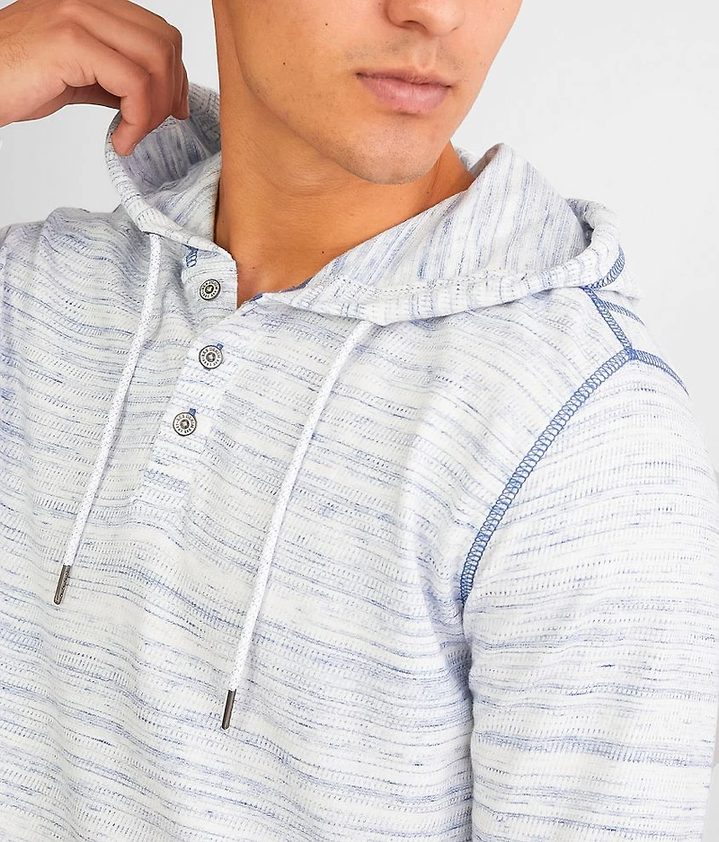 Marled Henley Hoodie