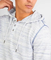 Marled Henley Hoodie
