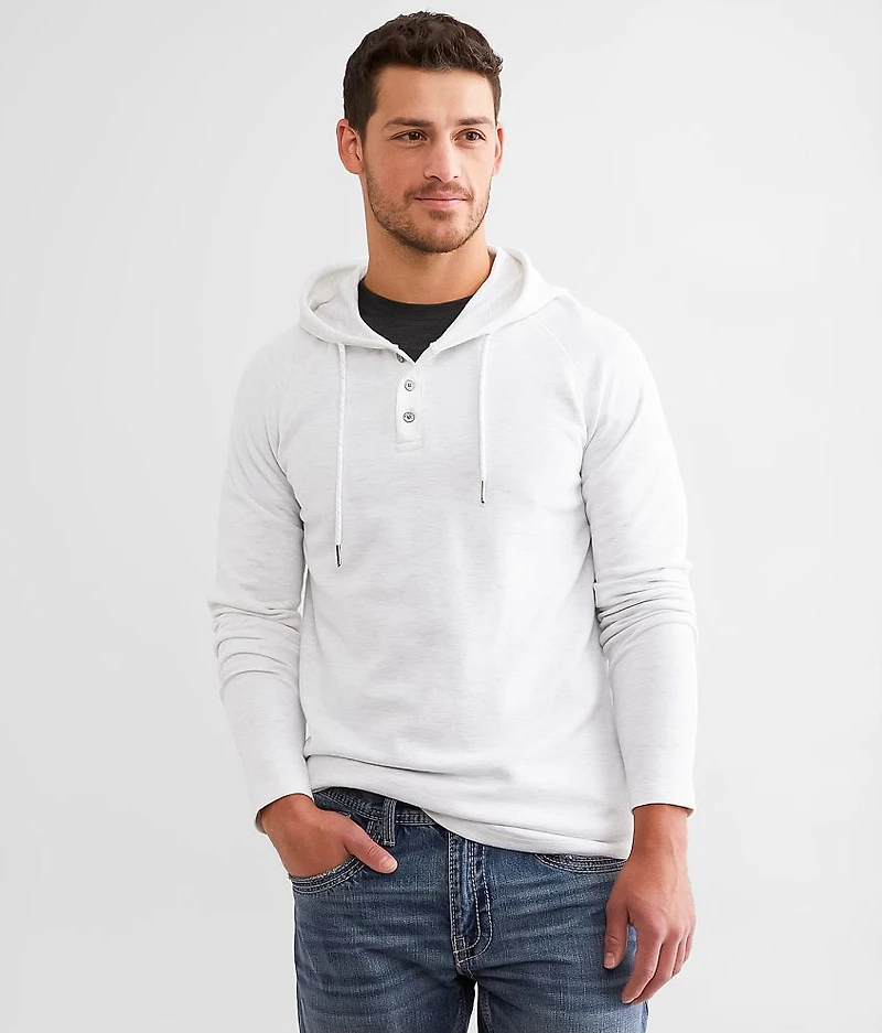 Marled Henley Hoodie