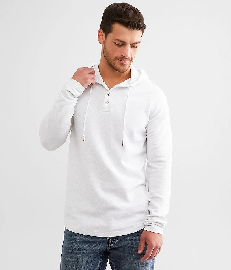 Marled Henley Hoodie