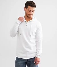 Marled Henley Hoodie