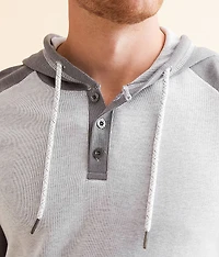 Raglan Henley Hoodie
