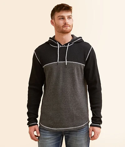 Color Block Thermal Hoodie