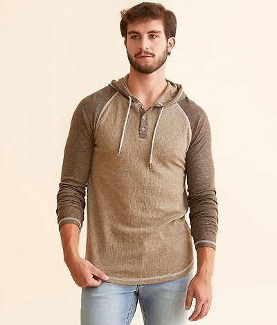 Raglan Henley Hoodie