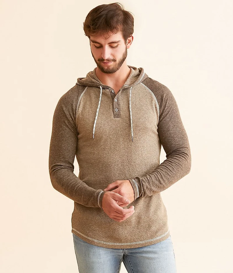 Raglan Henley Hoodie