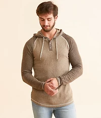 Raglan Henley Hoodie