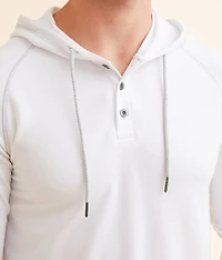 Knit Henley Hoodie