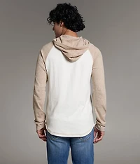 Raglan Henley Hoodie