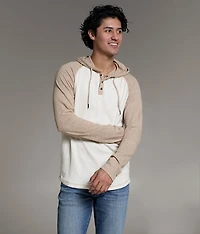 Raglan Henley Hoodie