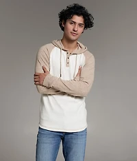 Raglan Henley Hoodie