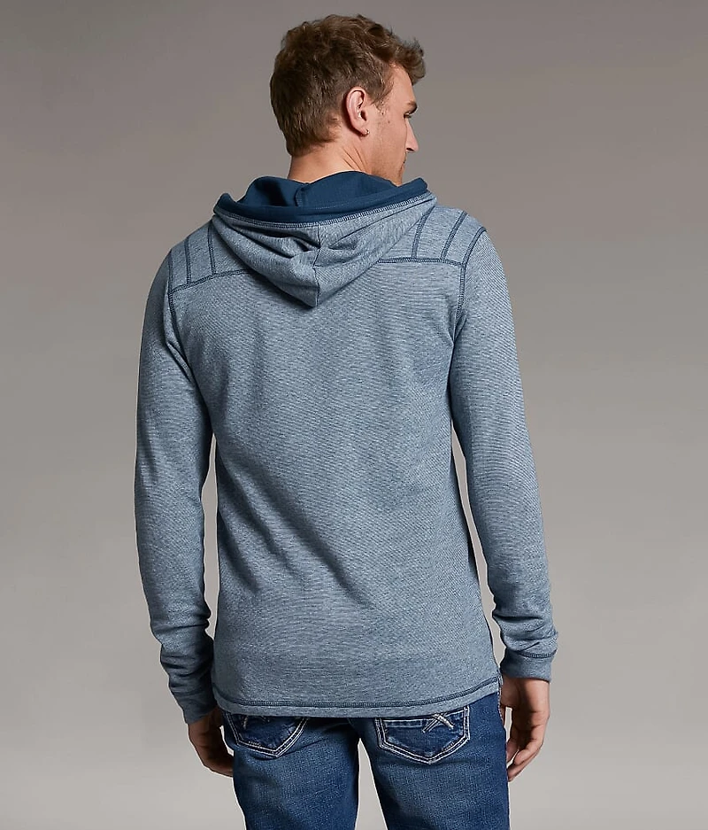 Snap Henley Hoodie