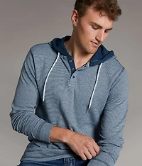 Snap Henley Hoodie