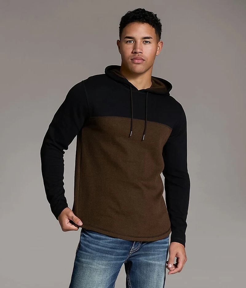 Color Block Thermal Hoodie