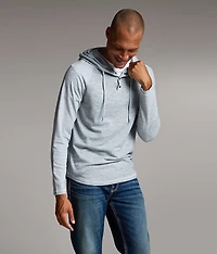 Quarter Snap Henley Hoodie