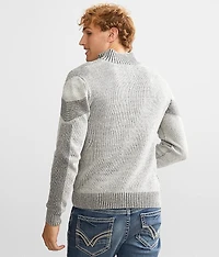 Plated Henley Sweater