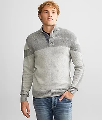 Plated Henley Sweater