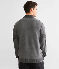 Ribbed Henley Sweater