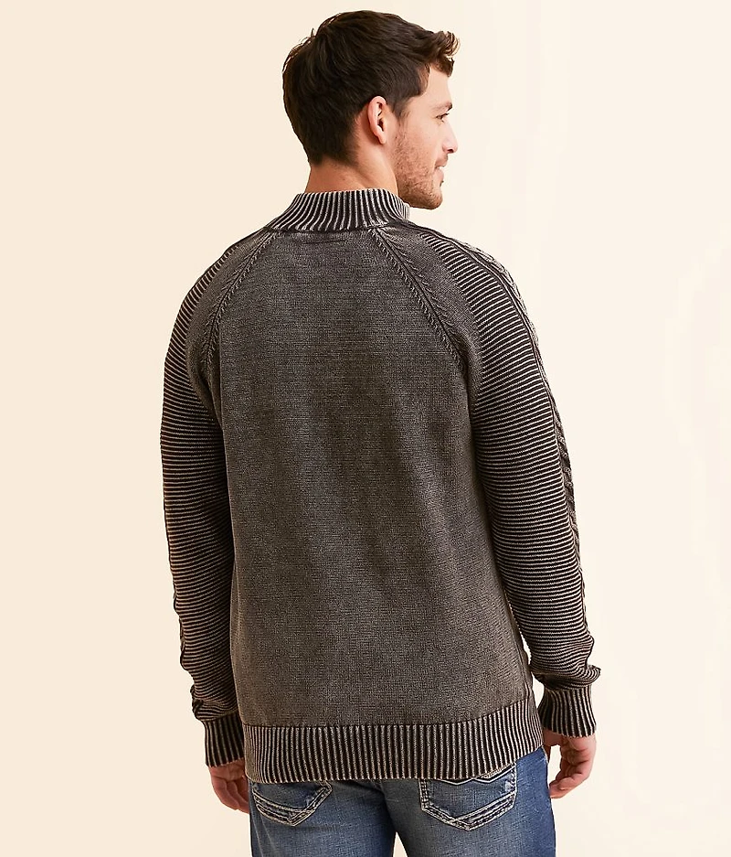 Stonewash Henley Sweater