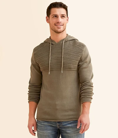 Crossover Hooded Sweater