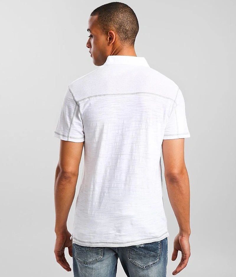 Slub Knit Polo
