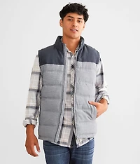 Marled Puffer Vest