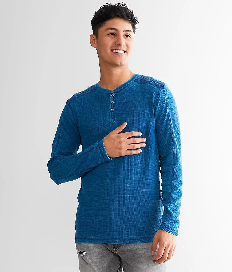 Washed Thermal Henley