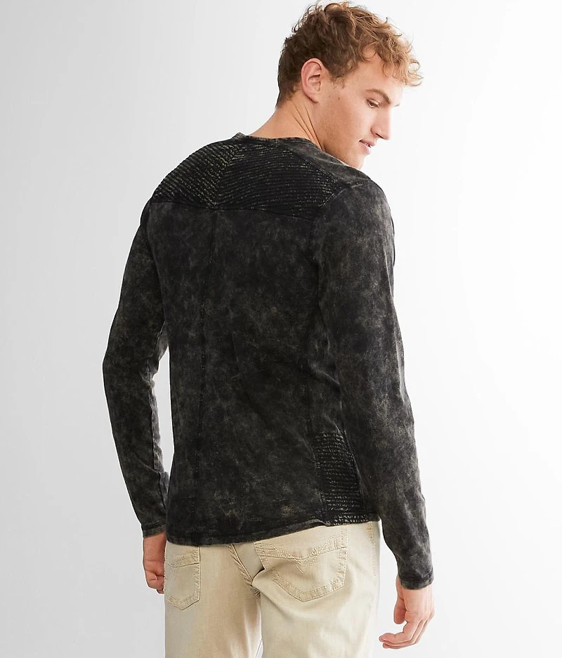 Acid Wash Henley