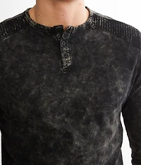 Acid Wash Henley