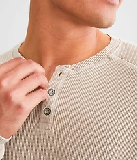 Waffle Knit Henley