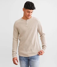Waffle Knit Henley