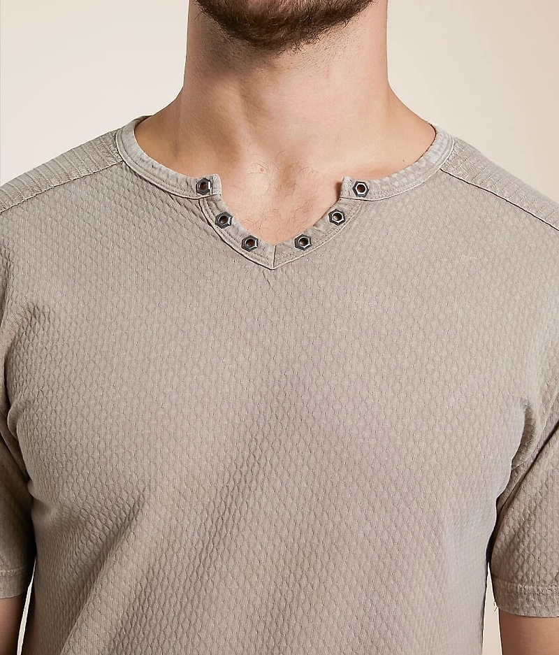 Textured Knit T-Shirt