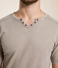 Textured Knit T-Shirt
