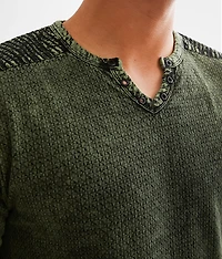 Textured Knit T-Shirt