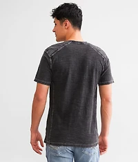 Slub Knit Washed Henley