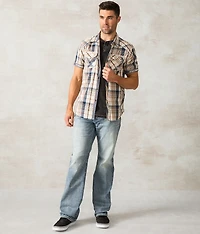 Slub Knit Washed Henley