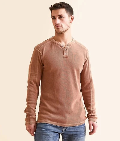 Washed Thermal Henley