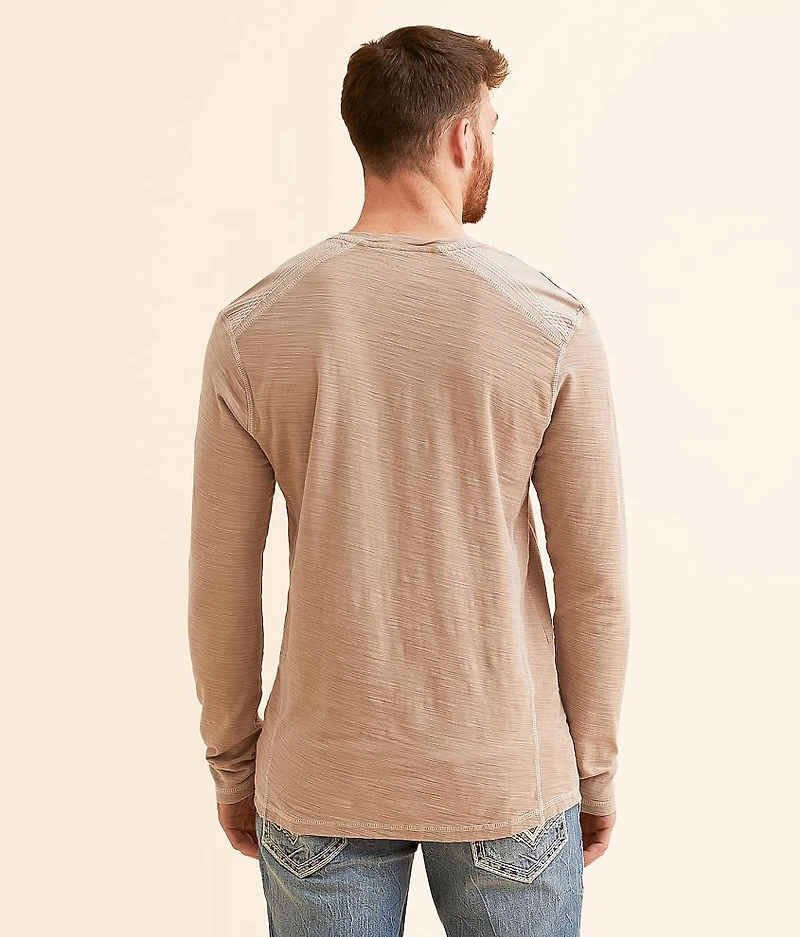 Slub Knit Henley