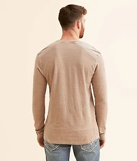Slub Knit Henley