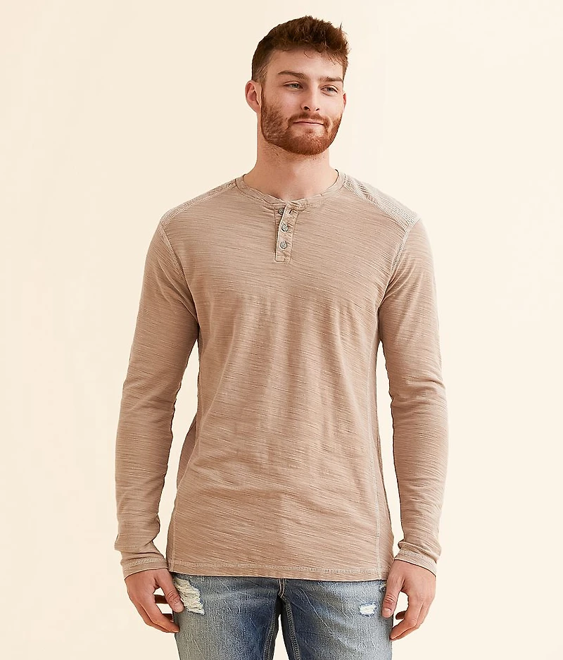 Slub Knit Henley