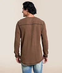 Waffle Knit Henley