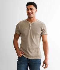 Waffle Knit Henley