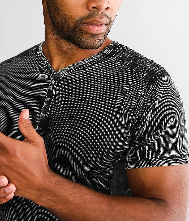Acid Washed Thermal Henley
